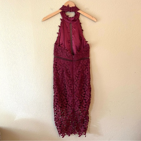 Bardot Gemma Lace Halter Dress - Picture 3 of 11